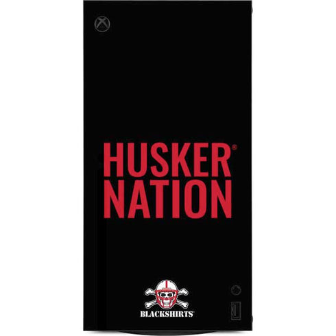 University of Nebraska Husker Nation XBox Series X Digital Edition Console Skin